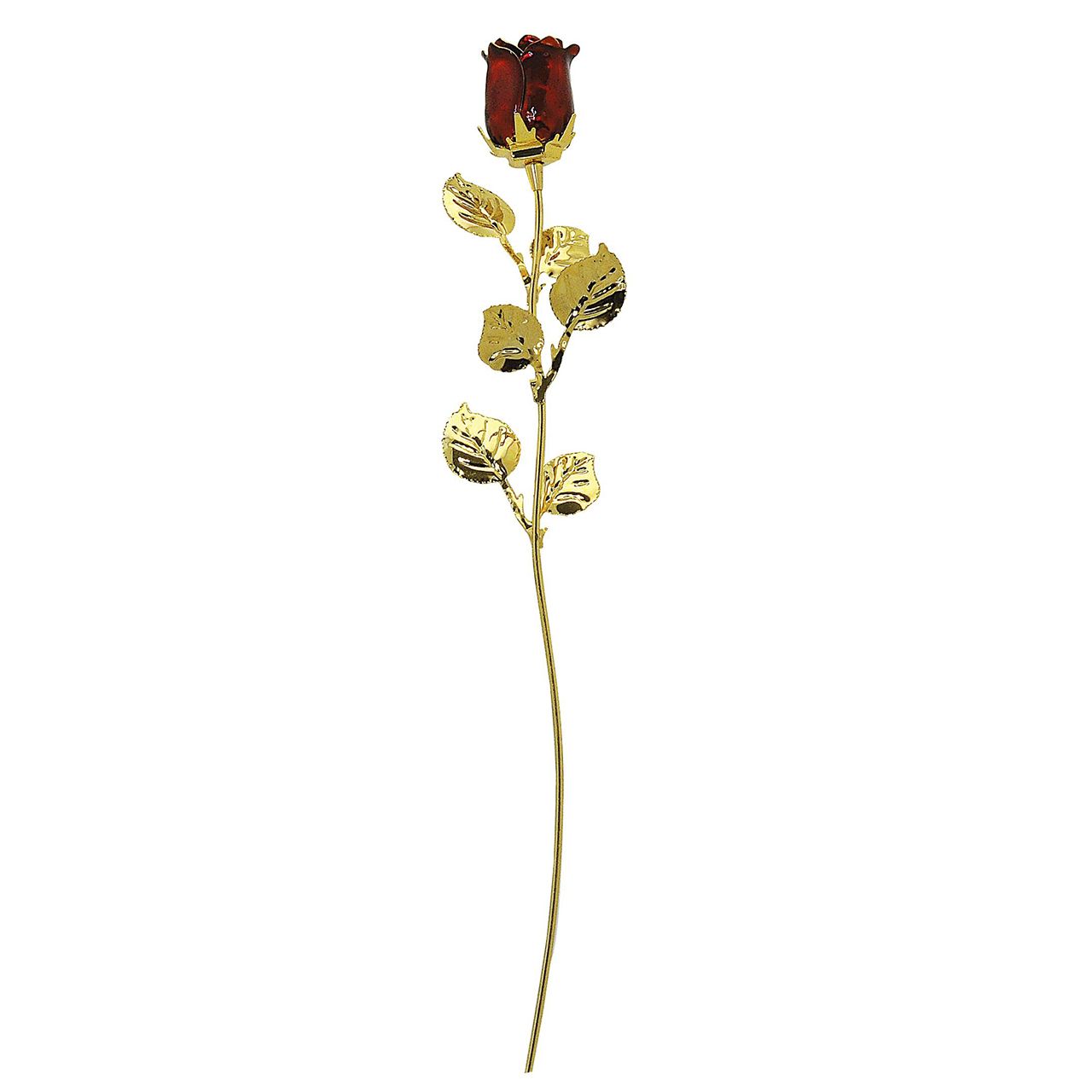 10X ROSE CM 30 - DORATA ROSSA (SENZA CONFEZIONE)